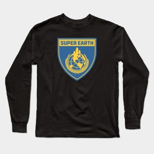 Helldivers 2 Super Earth Shield Long Sleeve T-Shirt